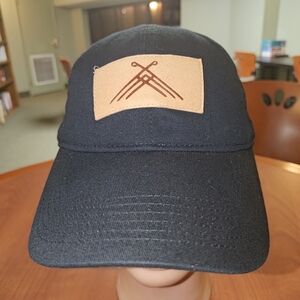 514 Supply Co. Stitched Leather Patch Snapback Hat Cap